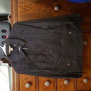 Tanja zip'up blazer multicoulour stripes